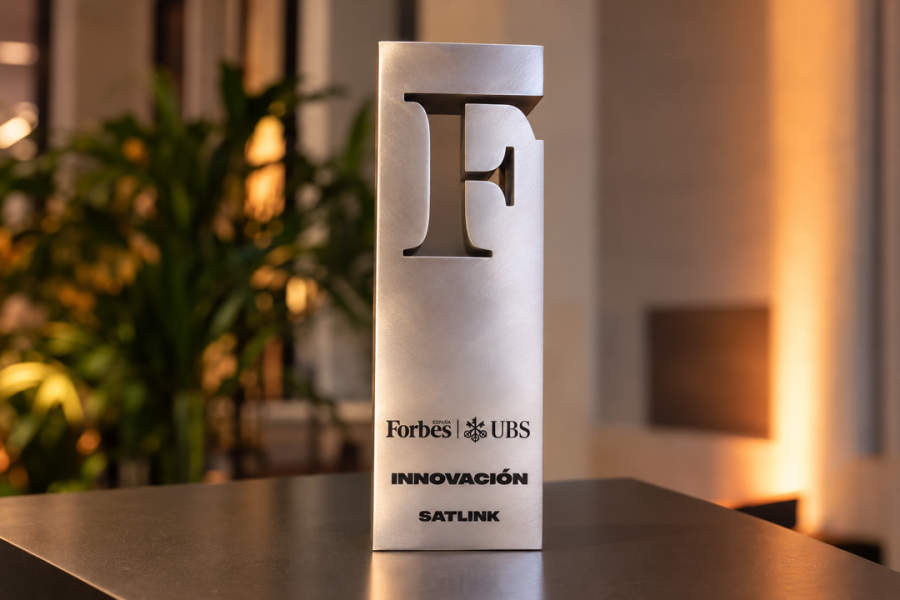Satlink recibe el premio Forbes-UBS 2026 a la Innovación